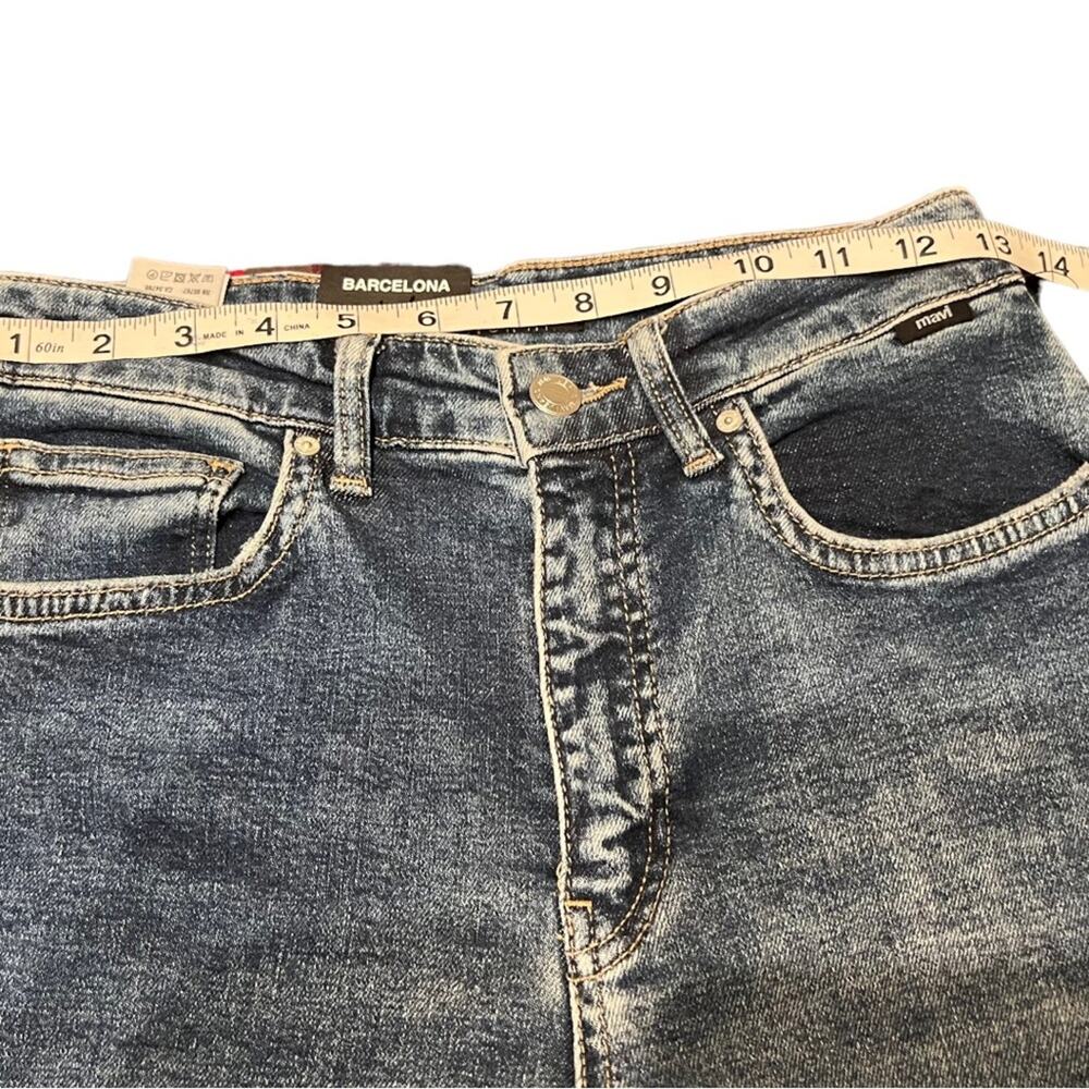 Mavi Barcelona High Rise Loose Straight Blue Jeans Women Size 26 - Picture 13 of 15